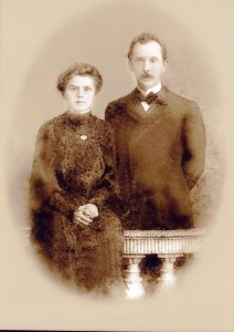 С.А.Увицкий с супругой Павлой Ивановной. г. Могилев. 1908 г.